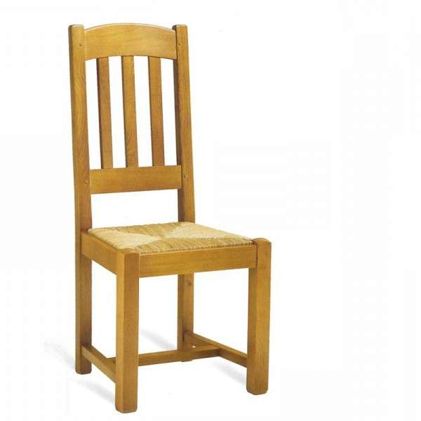 Chaise de salle à manger en chêne rustique - 710 712 | 4 Pieds : tables