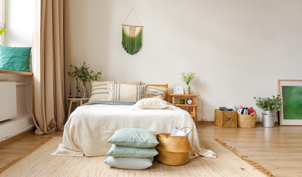 Les couleurs d'une chambre scandinave